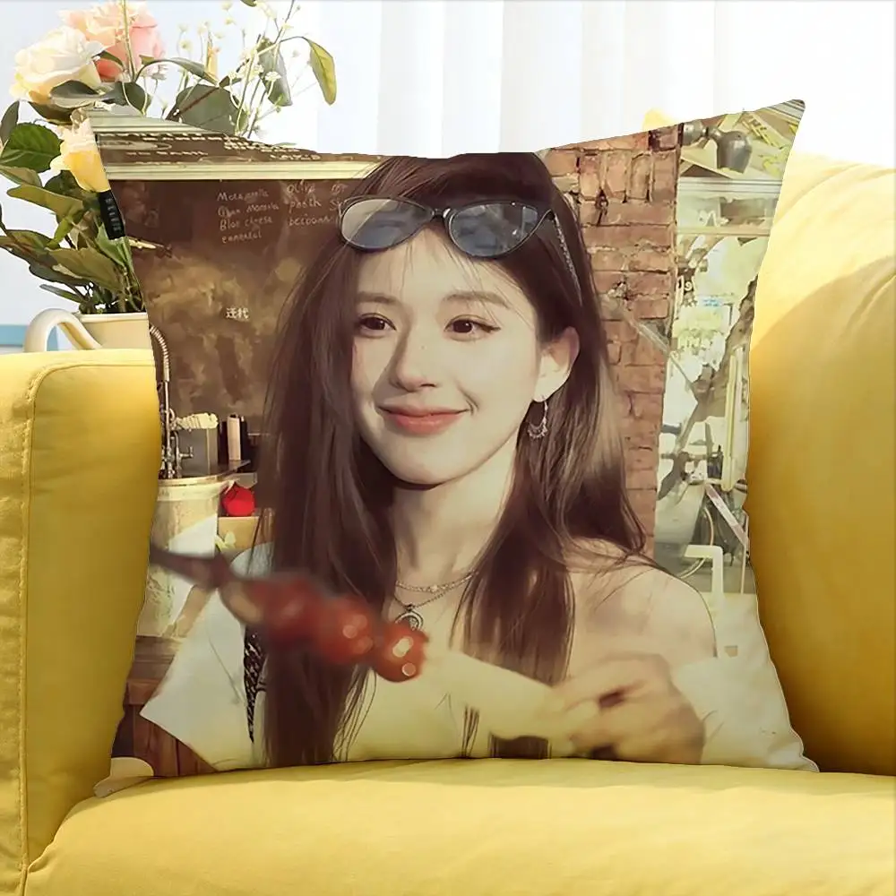 Rosy zhao lu si   Various Sizes Square Pillow Case For Car Home Bedchamber Decor
