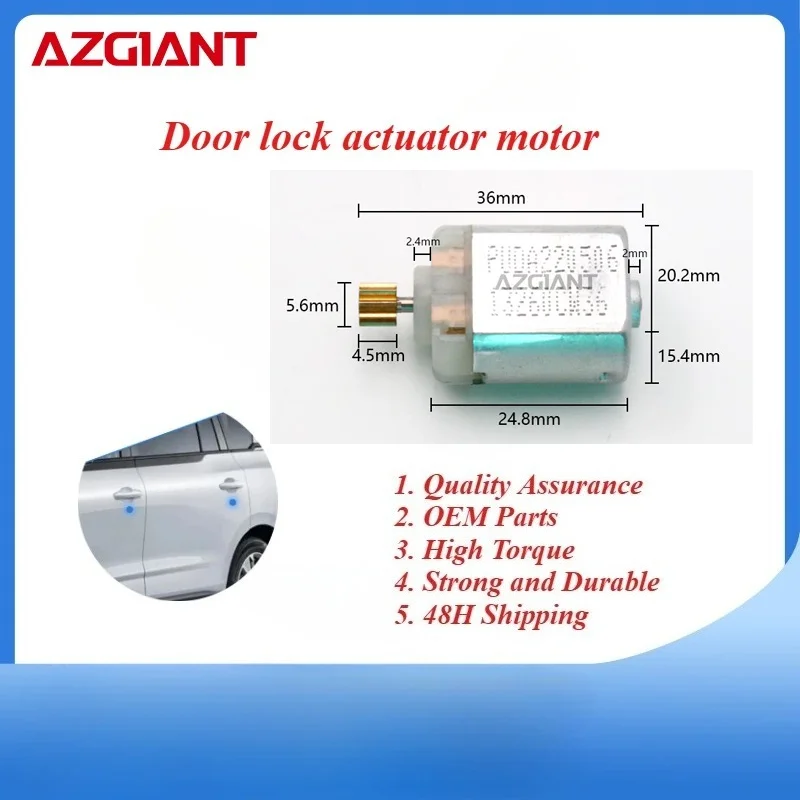 

AZGIANT Car door lock motor for 2013-2016 Audi RS4 Avant/2010-2019 Audi A7 4G8 Door Lock Actuator Latch Motor Mechanism