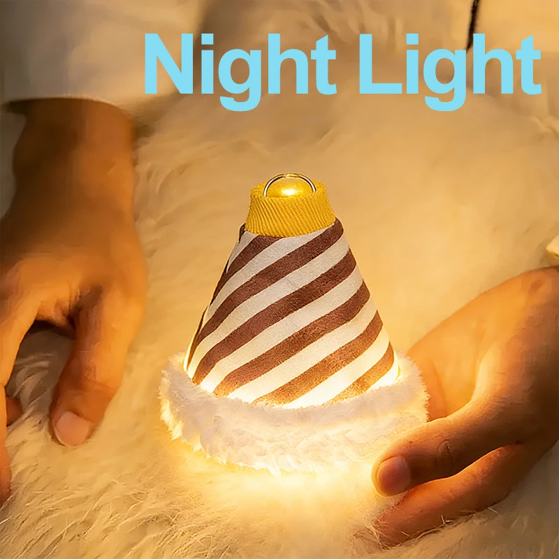 Night Light for Bedroom,Practical Sleep Lamp,Cute Bedside Nightlight for Kids Adults,Desk Lamp for Dorm Room Decor,Cool Gifts