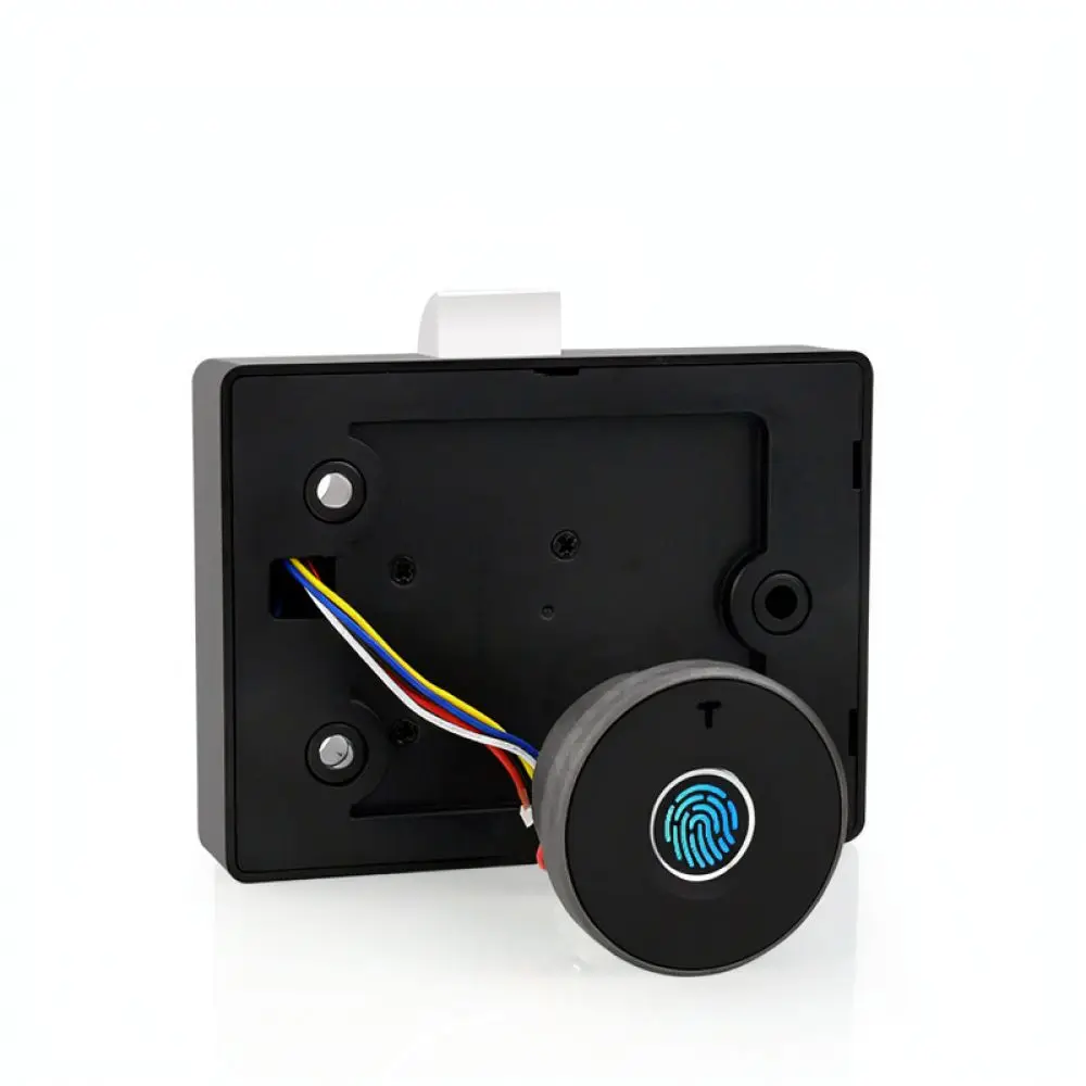 Keyless Fingerprint Cabinet Lock Embedded Smart Drawer Security Lock For Office File Furniture Home Storage Cabinet