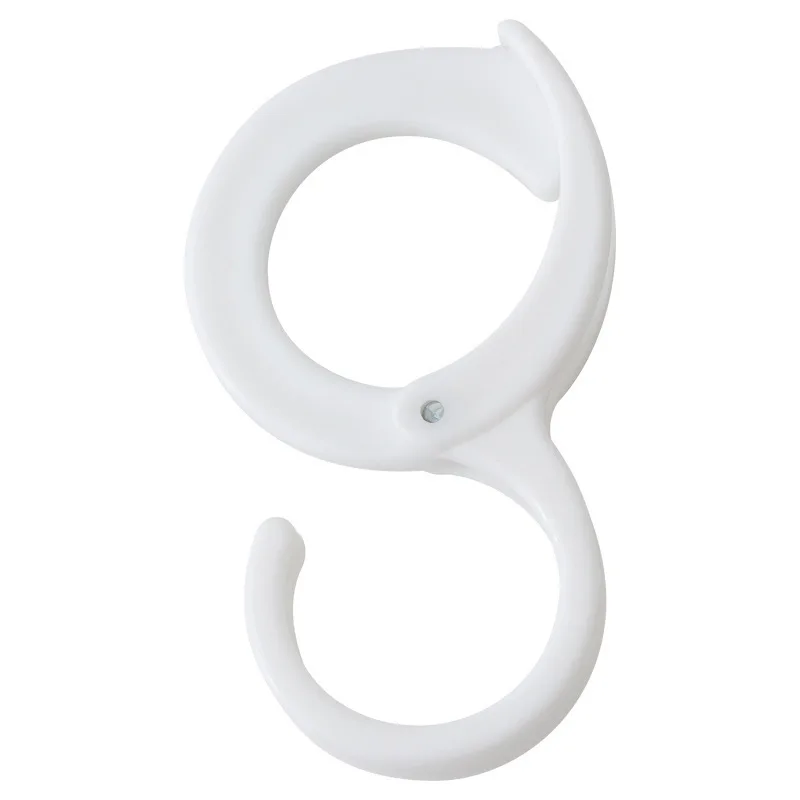 8pc Plastic S-shaped Hook  Windproof Card Slot Outdoor Hooks Portable Hanger for Motorcycle Bathroom Multifunctional Wardrobe - Image 6