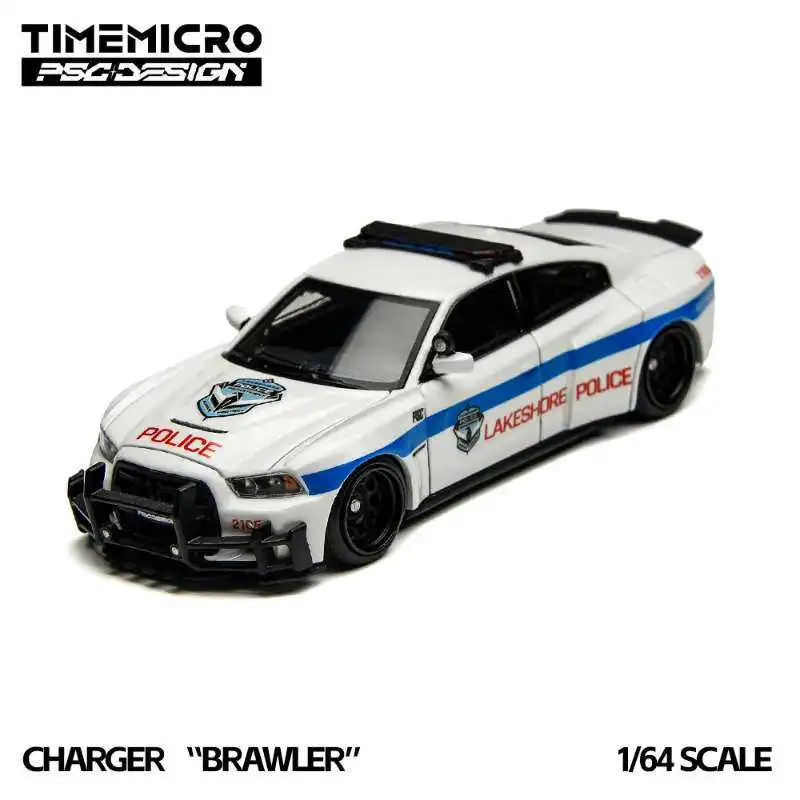 

Модель полицейского автомобиля TM x PSC 1:64 Warhorse Brawler Dodge Charger — литая под давлением реплика полицейской машины для коллекции игрушек и декора для мальчиков.