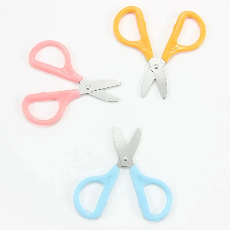 Household Mini Scissors Portable Scissors Student Hand-cut Paper-cut Office Stainless Steel Handmade Scissors Hand Tools