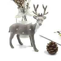 Garden Decoration Miniture Miniature Forest Animals Xmas Elk Simulation Deer Home Plastic Cute Desk Doll House Fawn Ornaments