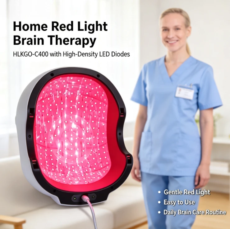 Parkinson Memory Cognitive Support – Medical Grade 1070nm 40Hz Non-invasive Brain Neuromodulation Helmet