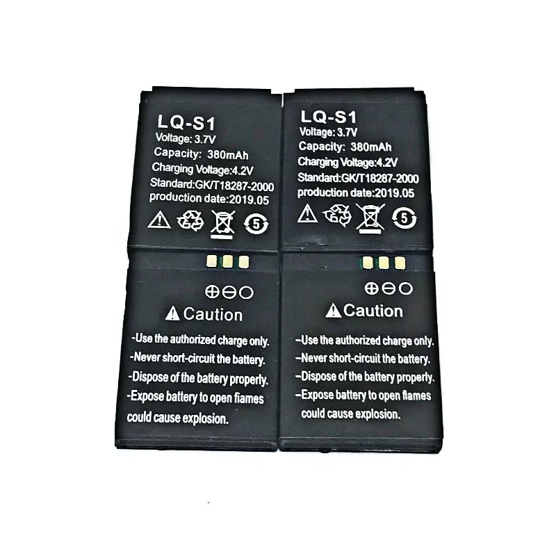 380mAh LQ-S1 3.7V Smartwatch bateria akumulator litowo-jonowy polimerowy zamiennik dla DZ09 U8 A1 GT08 V8 inteligentny zegarek