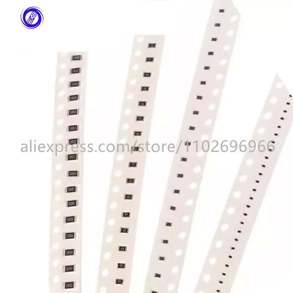 SMD المقاوم 0805(2012) 1% 1/8 واط 0.125 واط 10 11 12 13 15 16 18 20 22 24 27 30 33 36 39 43 47 51 56 62 68 75 82 91 K أوم