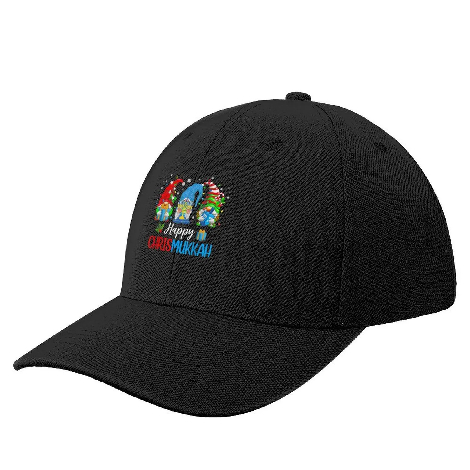 

Happy Chrismukkah Gnomes Merry Christmas And Happy Hanukkah Baseball Cap Hat Baseball Cap Horse Hat Men Luxury Brand Women's