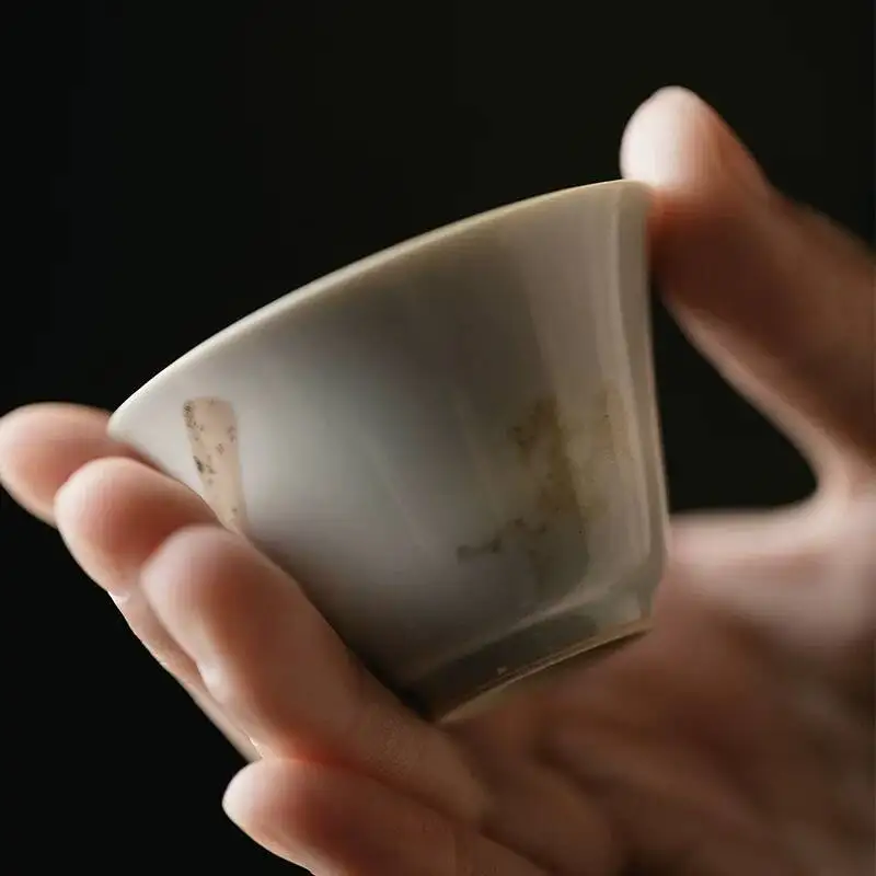 Wuyintang ancient Green Hand Painted Asparagus Fern And Calamus Set Home Use Kung Fu Set Small Spout Tea Cup For Tasting
