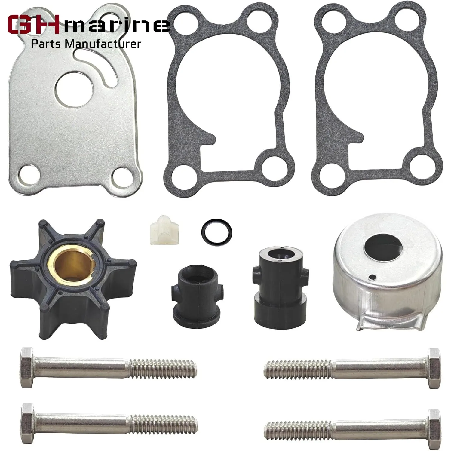 389844 Water Pump Impeller Repair Kit Without Housing for Johnson Evinrude 4 5 6 8 HP Outboard Engines 396644 18-4529