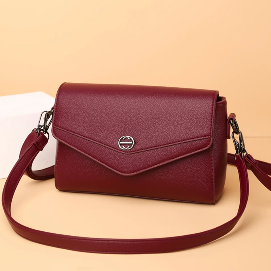 Borse per donne semplici Designer di alta qualità borsa in pelle sintetica moda classica borse a tracolla da donna 2022 tendenza patta Sac