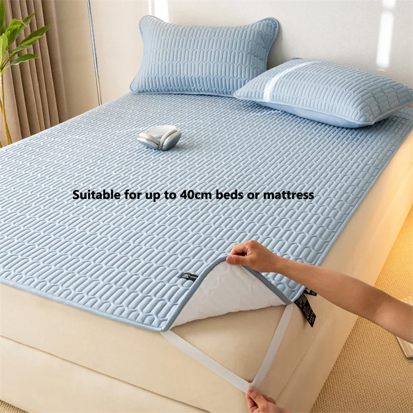 Waterproof Mattress Cover Washable Non-Slip Bed Sheet Twin Full Queen King Size Mattress Protector Mat Bedspread Pad Durable