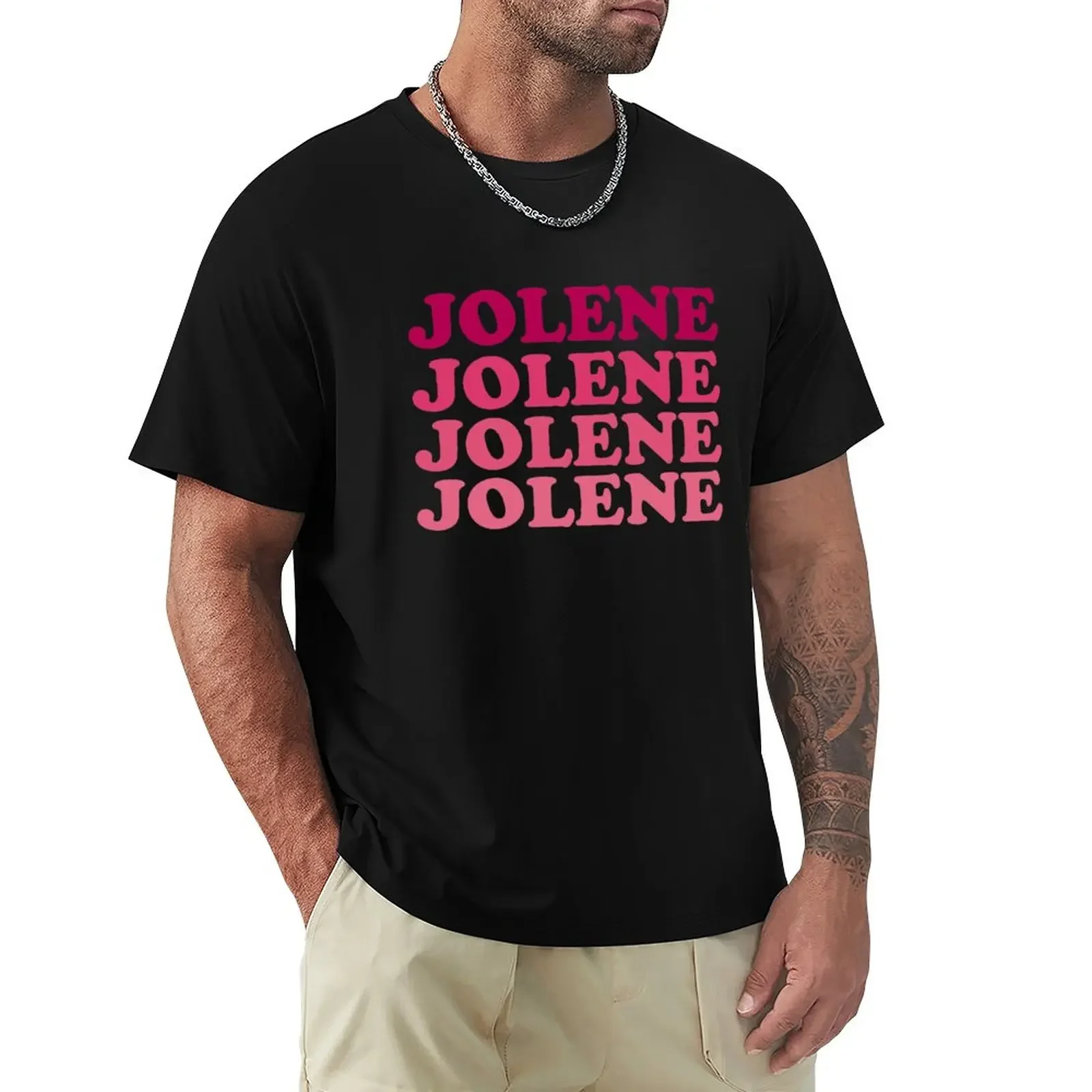 Camisas informales de peso pesado, camisas vintage de sudor, tops negros lisos para fanáticos de los deportes, Jolene, Jolene, Joleeeene, nueva edición