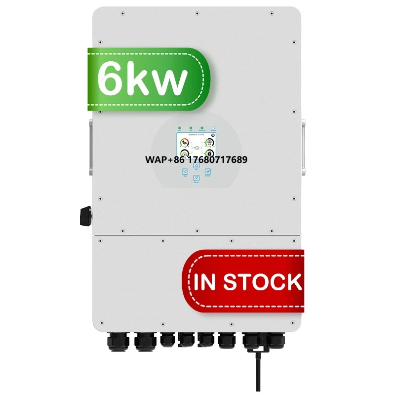For Deye Hybrid Solar Inverter 5KW to 12KW 24v 6000w 48v Wifi & MPPT Efficient Solar Inverter Series