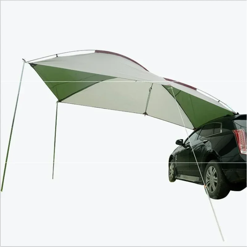 Portable Waterproof Folding Car Rear Tent Awning Tent vehicle SUV pickup top roof and side tent for wild camping