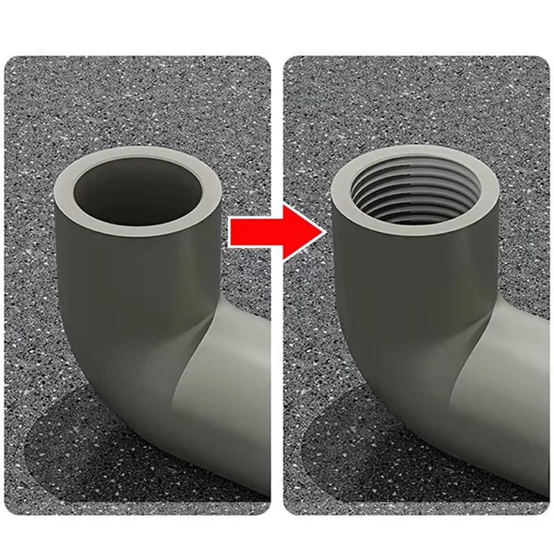 B84B-4 Points 6 Points Water Pipe Inner Hole Opener Electric Drill Hexagonal Universal Water Pipe Tapping Tool