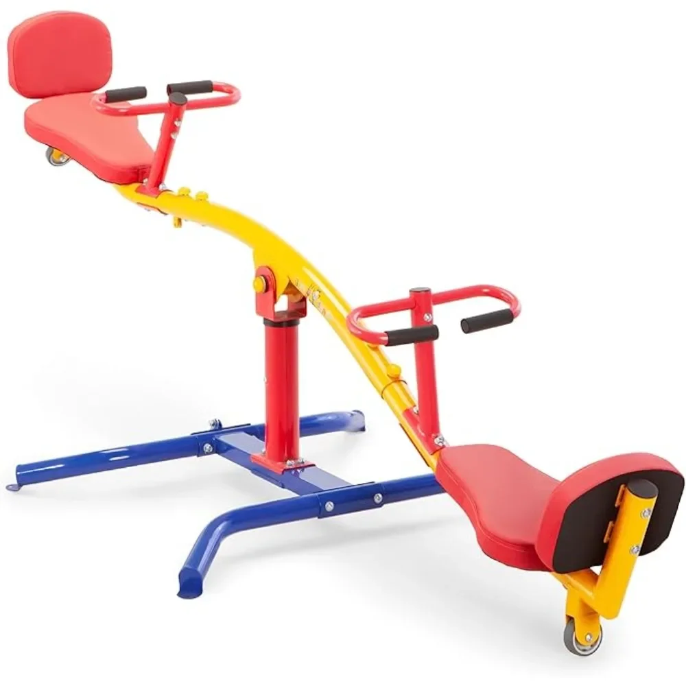 HOME-Equipo para juegos de interior y exterior Teeter Totters, balancín giratorio 360, juego de columpio para ejercicios infantiles de 3 a 12 años