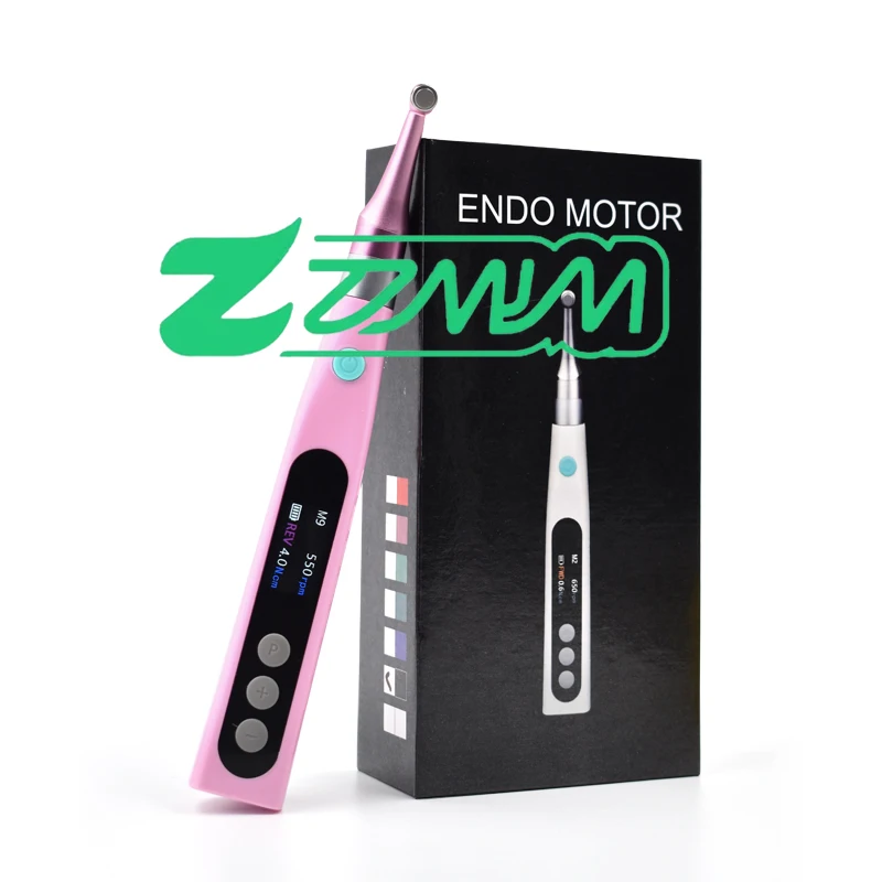 

Wireless den tal Endo Motor 16:1 Reciprocating Contra Angle Motor with 6 Colors for Root Canal Treatment den tal Endo Equipm