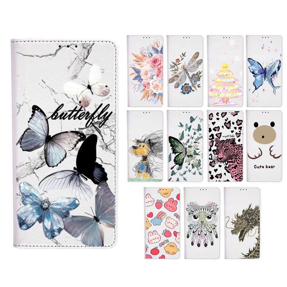 حافظة جلدية قابلة للطي بنمط رسمت على الموضة لهاتف Oneplus Nord 5 4 3 Nord CE5 CE3 CE4 Lite Ace 6 3 5 Pro فتحات للبطاقات