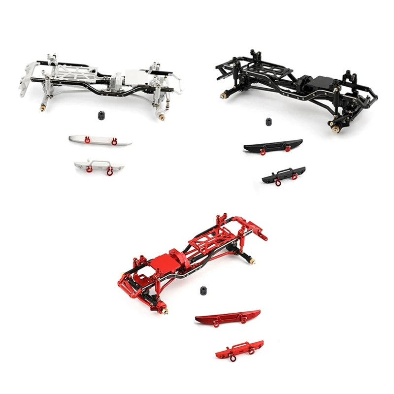 

Aluminum Alloy Assembled Frame Chassis Kit For Axial SCX24 AXI00005 Jeep Gladiator 1/24 RC Crawler Car Upgrades Parts