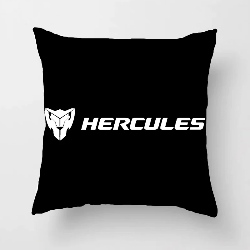 Hercules Motorcycle Racing Square Pillowcase Company Decorative Gift Sofa Car Super soft Cushions Pillow Cove 002