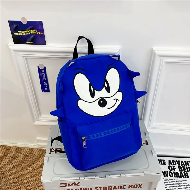 حقيبة مدرسية جديدة ذات سعة كبيرة للطلاب حقيبة ظهر سونيك كيد القنفذ حقيبة ظهر كرتونية للزوجين #5