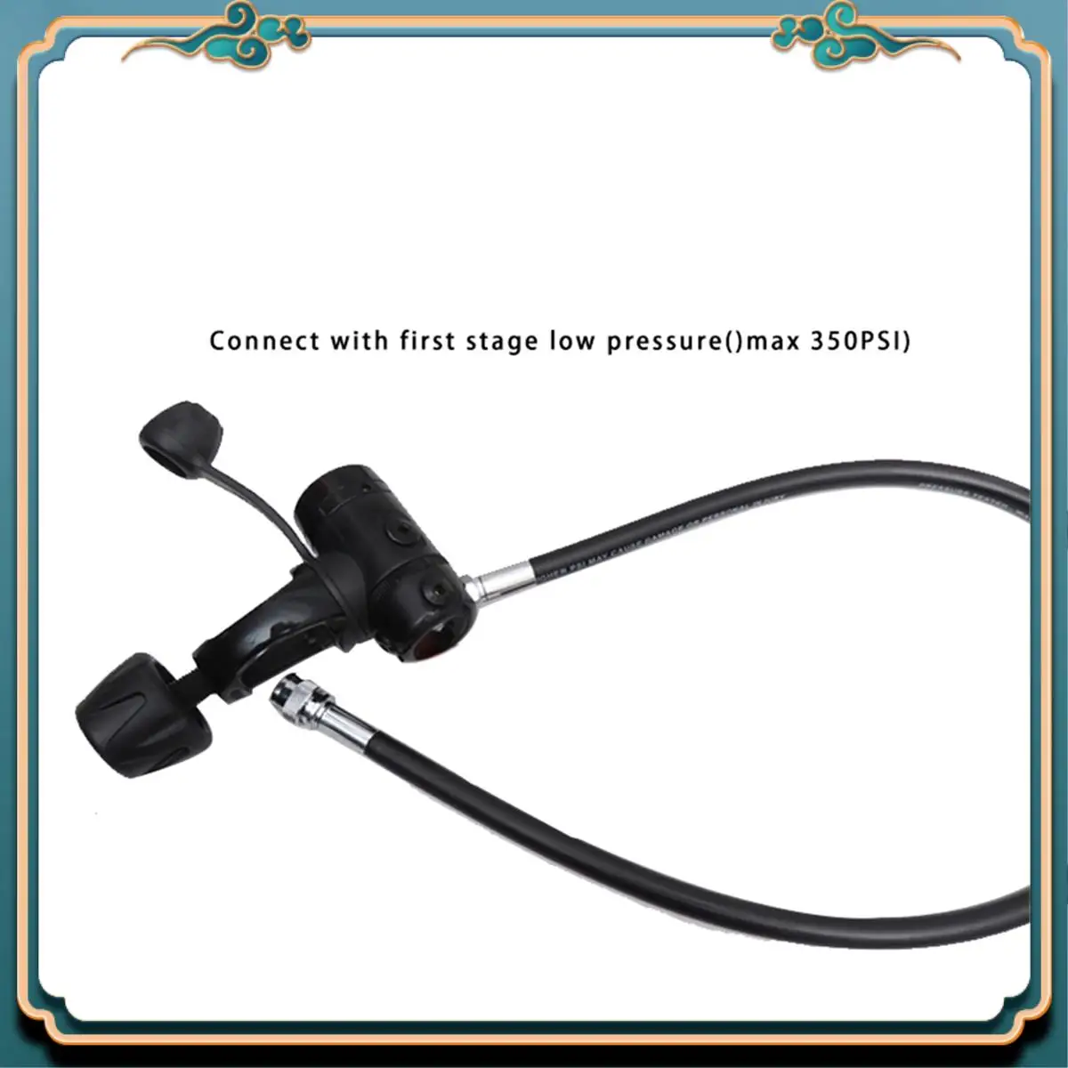 أحدث 3X الغوص BCD خرطوم الضغط المنخفض منظم الغوص لقياس المرحلة الأولى منظم التنفس ، 65 سنتيمتر-26 بوصة