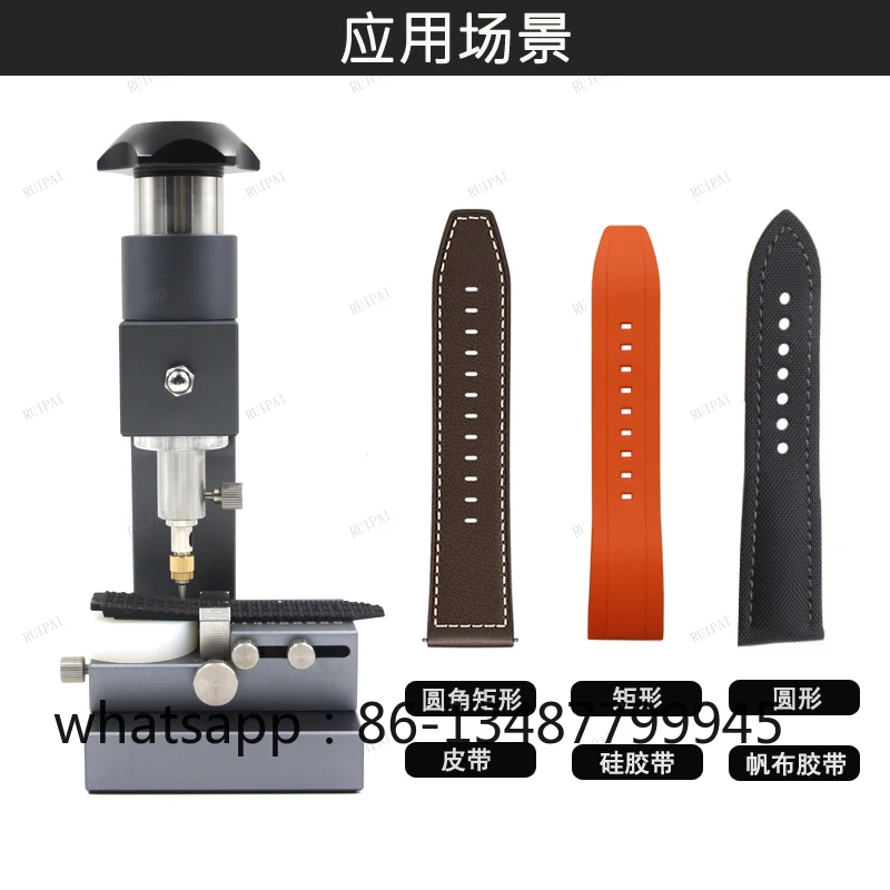 

Новинка, 1 шт., настольный кожаный ремешок для часов, дырокол, инструмент для изготовления круглых квадратных прямоугольных эллиптических отверстий