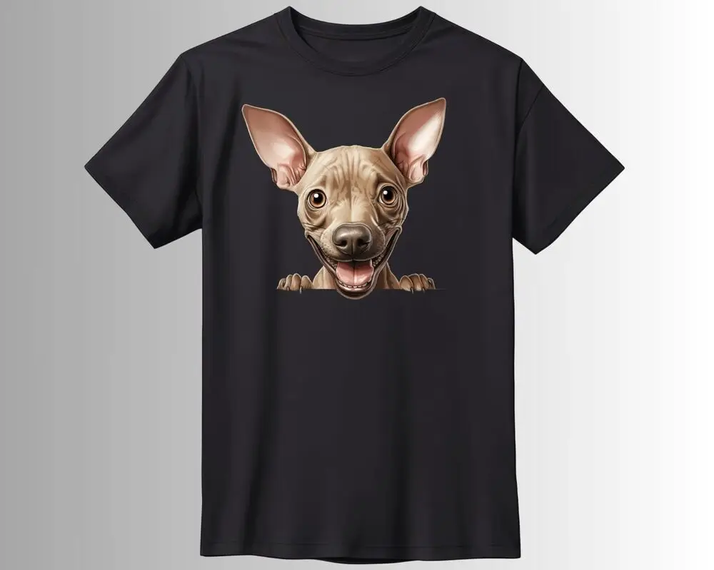 American Hairless Terrier Hunde T-Shirt Unisex T-shirts for Men Women Summer Tees Cotton Luxury brand vintage oversized