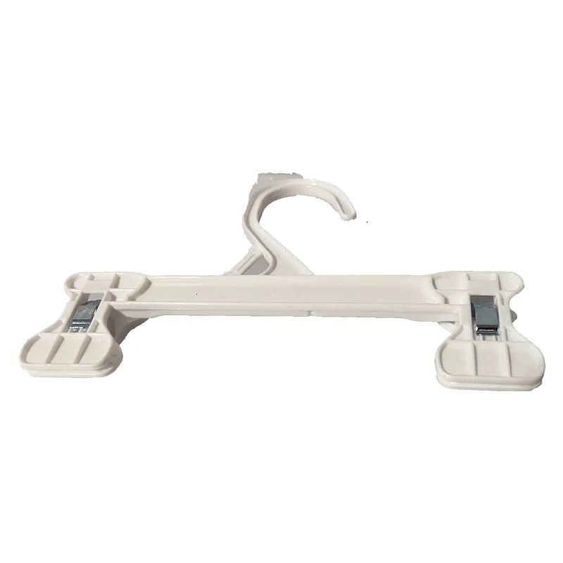 

20PCS/LOT Plastic Pants Hanger for Kids Small Trousers Skirt Apron Bib Hanger 6108 Pants Clip For Infant Clothing