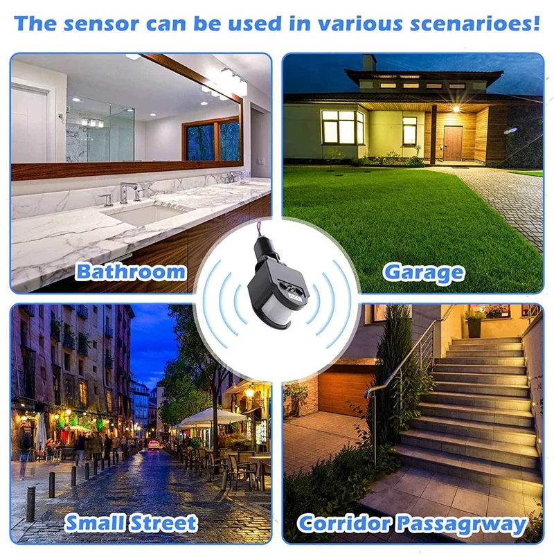 12V Motion Sensor Pir Sensor Automatic Infrared Sensor Motion Detector Light Switch Outdoor Pir For Wall Indoor Outdoor