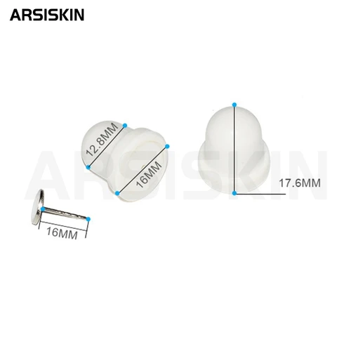 Imagen 2 del producto Hebilla de bloqueo fija de 50 Uds., cabezal de bloqueo fijo, cerradura de bolsa antifoto para ropa con abridor de desbloqueo