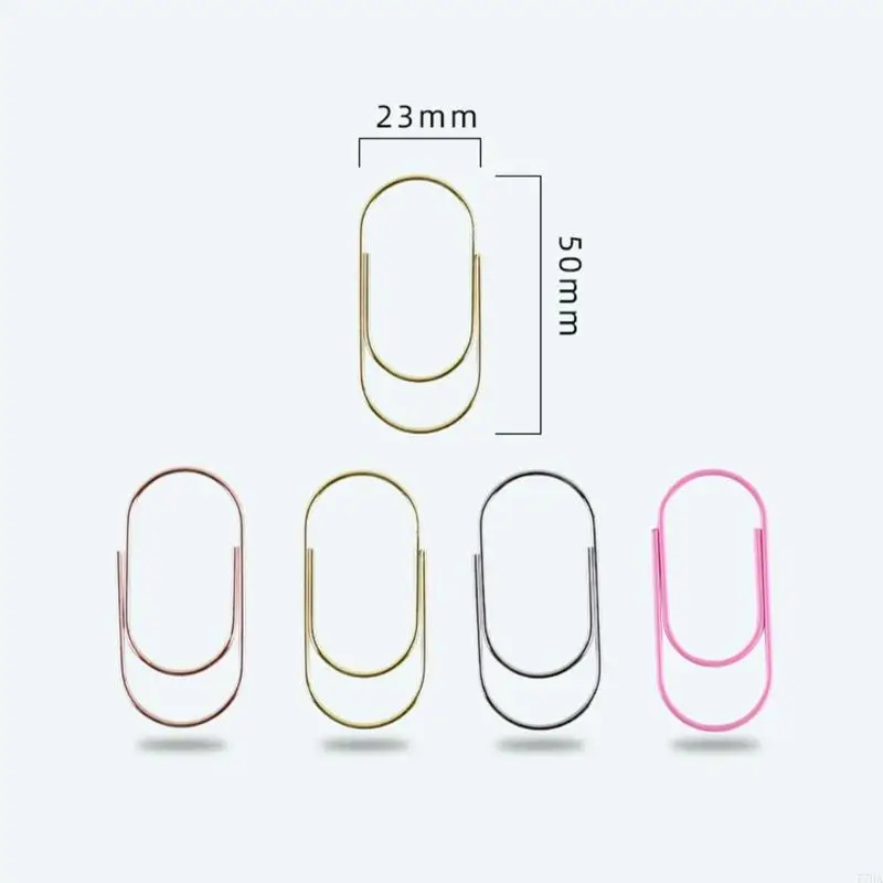 77HA 20PECES FILE CLAMP CLAMP CLIP CLIPS COLORE CLIPS 50M METAL CLIP CLIPS METALE PER ORGANIZZARE FILE