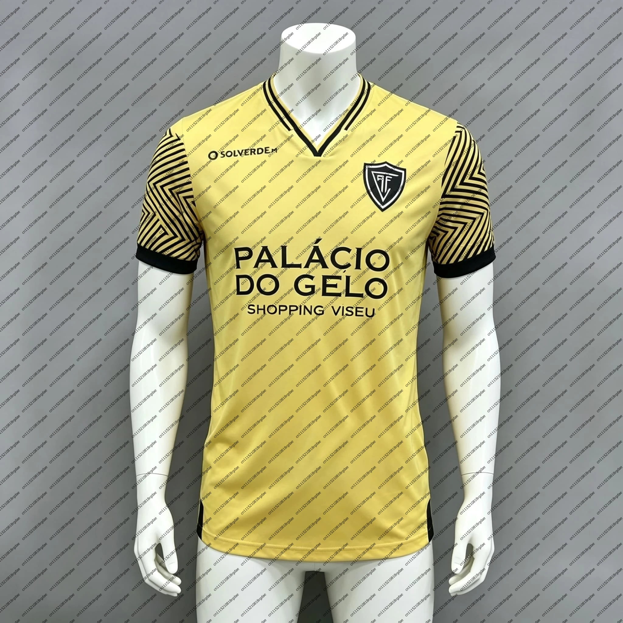 Hot Football Jersey Os Viriatos Académico De Viseu Men Women Short Sleeve Football T-Shirt Street Style Sports Family Kids Tees