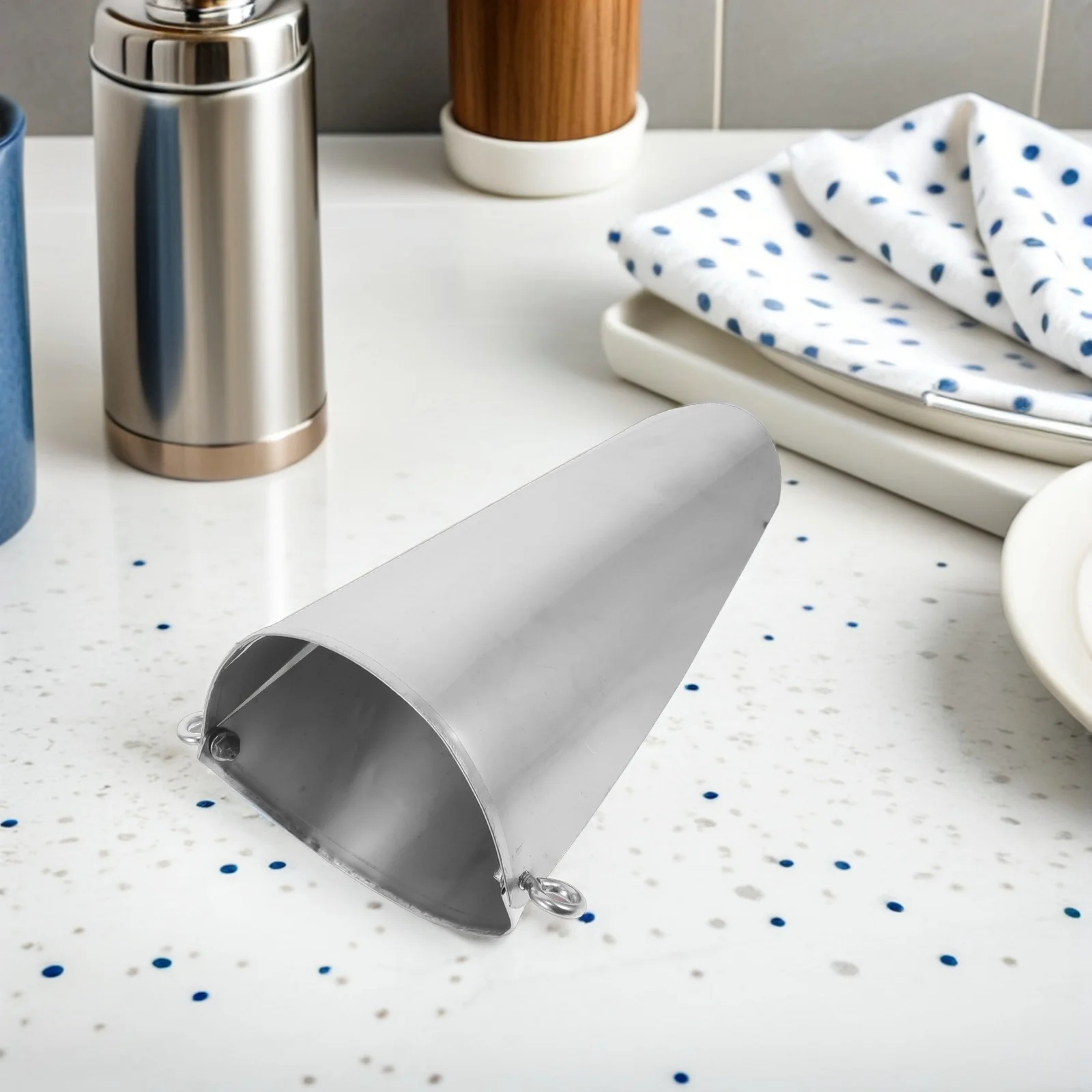 

Duckbill Food Bagger Funnel Stainless Steel Commercial Grade for Roast Meats Streamlined Serving and Packaging