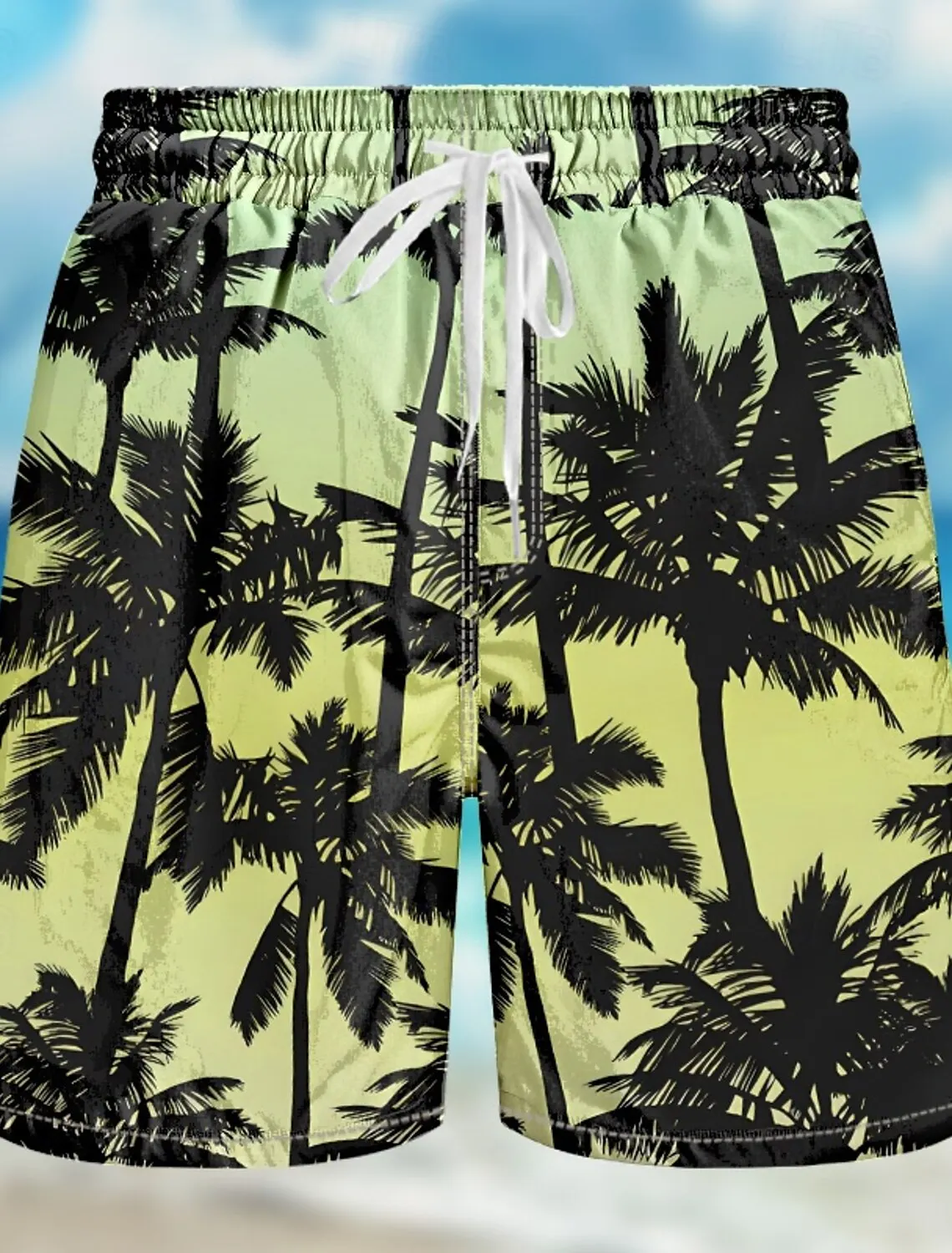 

Мужские плавки, пляжные шорты с 3D градиентным принтом, быстросохнущие спортивные шорты для отдыха на открытом воздухе, модные мужские шорты