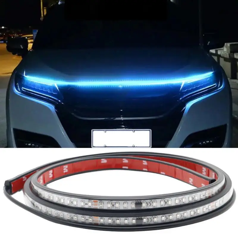 Truck Lights Exterior Car Light Bar Hood Light Strip Flexible Sunshade Strip Light Waterproof Atmosphere Lighting Decorative