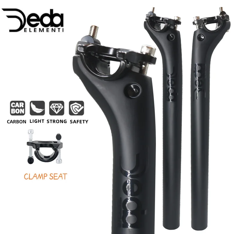 Deda Carbon Seatpost black road bike mountain bike bicycle back seat post  offest 20mm 27.2/30.8/31.6mm bike frame parts