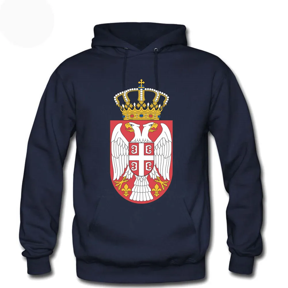 The Coat Of Arms Of Serbia Men's Hoodies Sweatshirt Oversized Hoodie Pullover Unisex Costume Tracksuit Tops Hooded Hoody Parkas