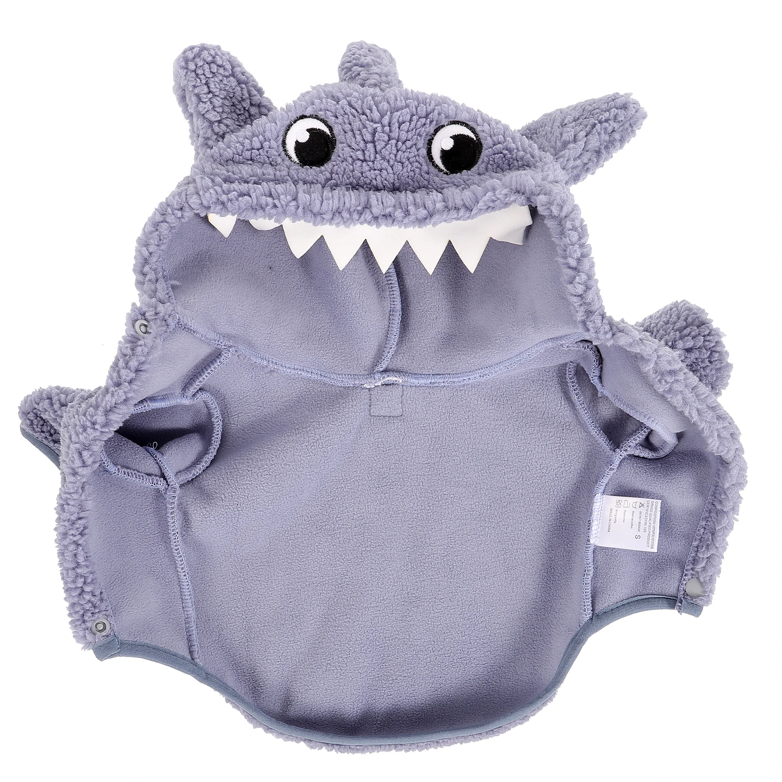 

Dog Winter Hoodie Shark Design Warm Dog Clothes for Outdoor Indoor Use Pet Winter Clothing Warmth Puppy Coat Pet Clothes