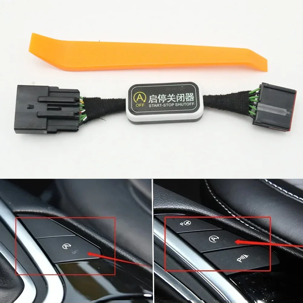 Car Smart Automatic Off Closer Stop Start Engine System Canceller Cable Plug For Ford Edge 2015-2019