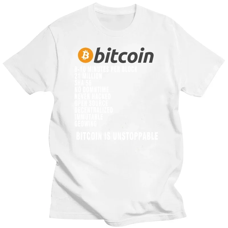 Graphic Short Sleeve T Shirt Streetwear Bitcoin 2024 New Arrival TShirt 12 Years Later Facts O neck Cotton For Men Tees Harajuku