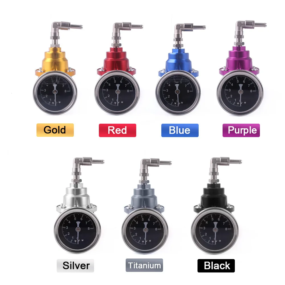 車の改造 TOMEI 車調整可能な燃料圧力調整弁燃料ブースター圧力計増加省電力燃料