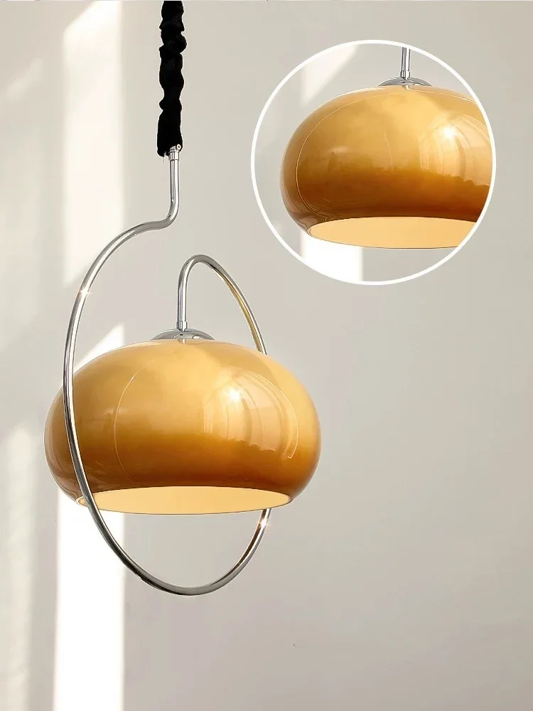 Imagem -03 - Bauhaus Medieval Pendant Light Cream Wind Pendant Lamp For Bedroom Childrens Room Hotel And Living Room Designer Chandelier