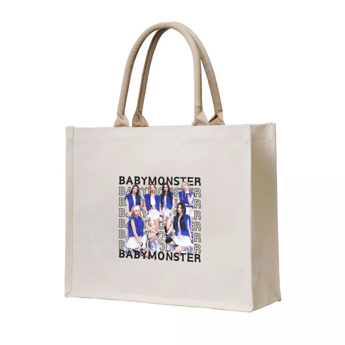 

Babymonster (KPOP) Tote Bag Women's handbag Women's shopper hand bag large size bags