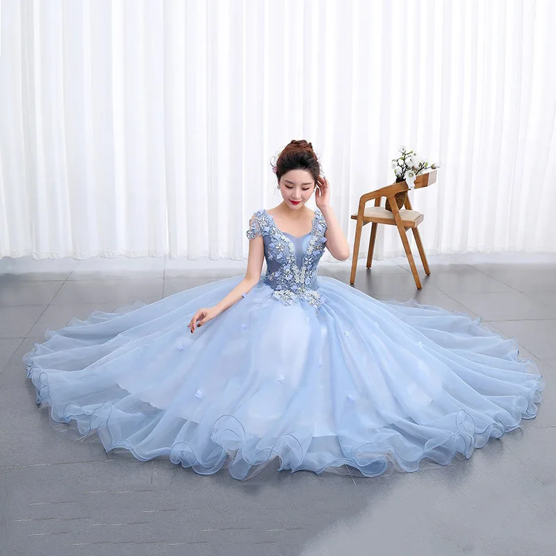 DSP Elegant A Line Cap Sleeves Quinceanera Dress for 15 Years Old Formal Occasion Dress Evening Party Dresses 2024