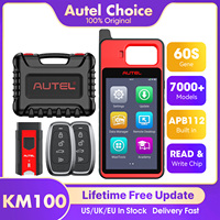 Autel KM100 KM100X Key Fob Programmer Universal Smart Key Generator Remote Immobilizer Tool Free Lifetime Update PK IM508/ IM608