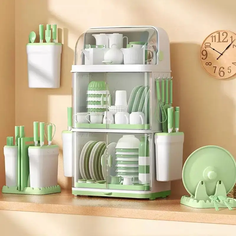 

Коробка для хранения детских столовых приборов, набор для прикорма младенцев, сушилка для бутылочек, подставка для мисок и палочек, органайзер для кухонного шкафа