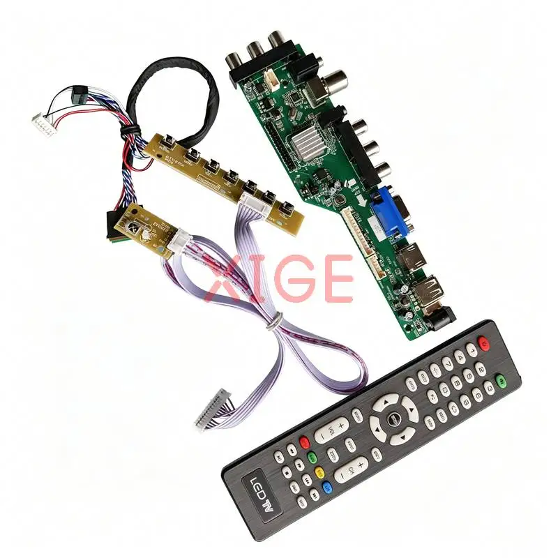 

Drive Board Fit B101AW02 B101AW03 CLAA101NB01 B101AW06 LVDS-40 Pin 1024x600 DVB/USB/AV/VGA/HDMI Laptop Monitor 1024*600 DIY Kit