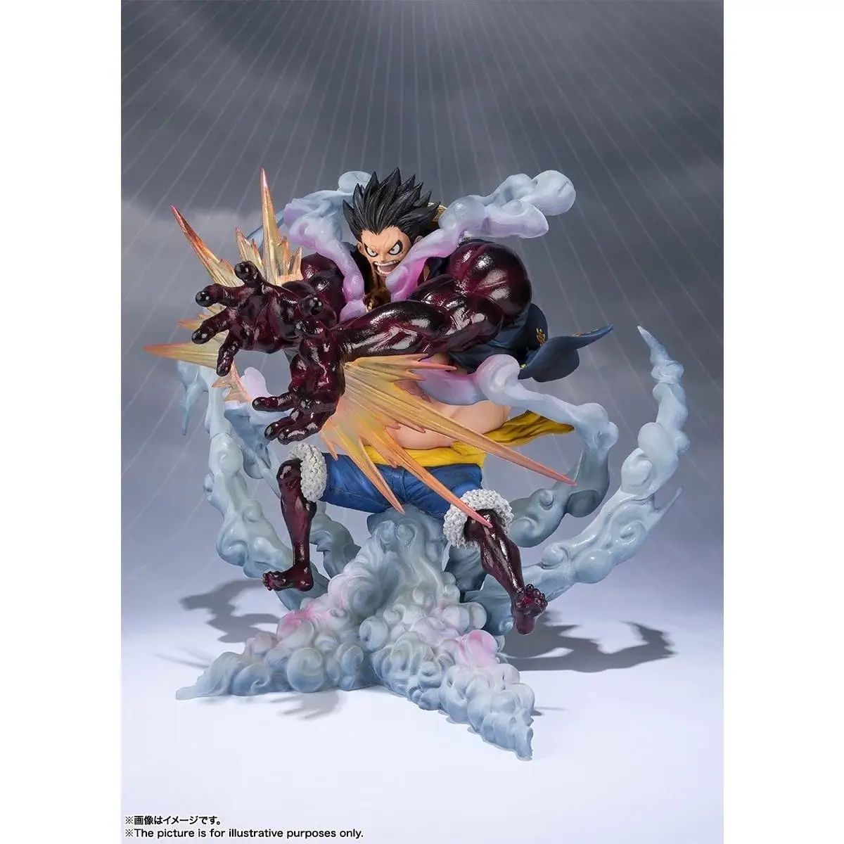 [Little Black] Bandai Figuarts Zero ONE PIECE four gears four gears, Luffy Lion rocket launcher super fierce battle